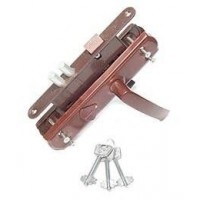 Замок врезной Могилев ЗВ 9-4-1-15 корич. м/о 55 с/руч (3436)