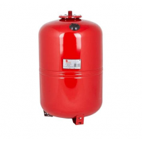 Бак мембранный цилиндрический  80л красный для отопления