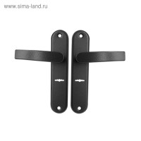 Ручка дверная Рязань РФ 61-019.У4 черная для ЗВ9-6/13 (9-8/13) м/о 55мм (9203)