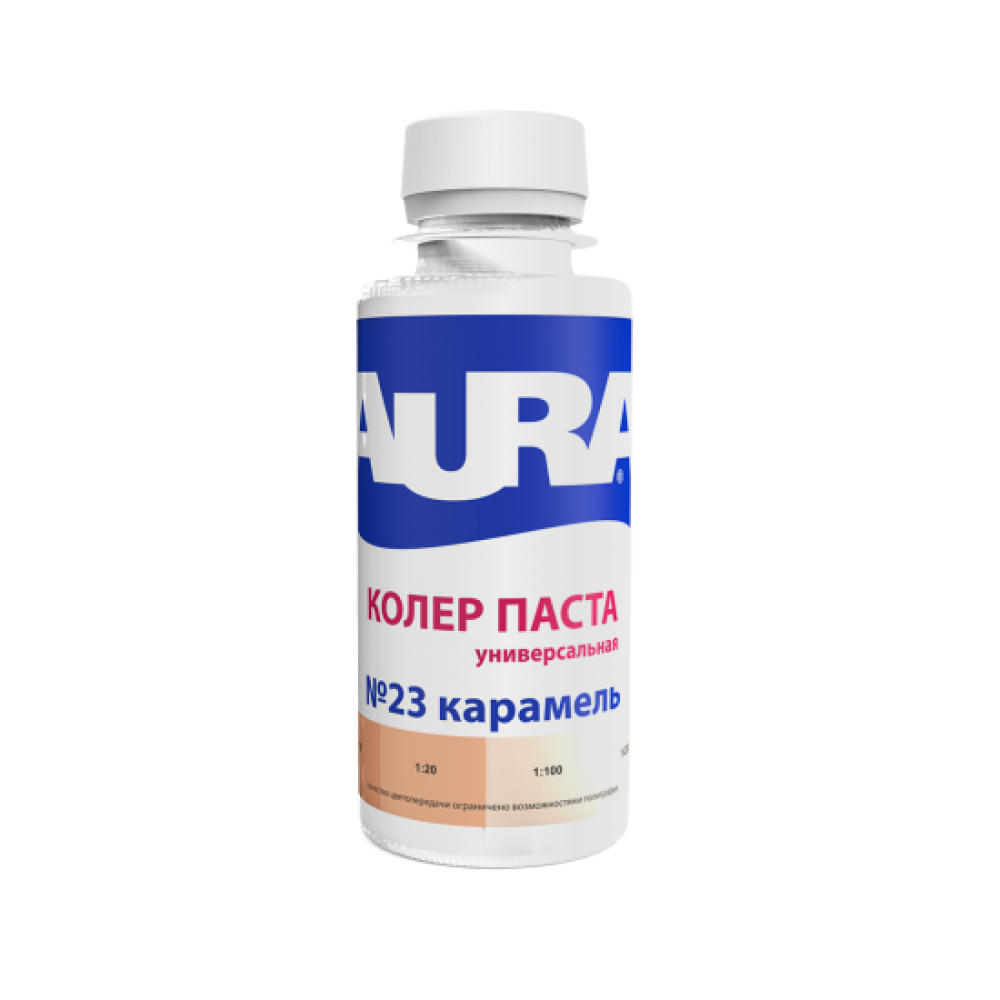 Колер универсальный  0,1л карамель №23 AURA