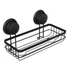 Полка для ванной FORA Grafit на вакуумной присоске черная FOR-GRA033