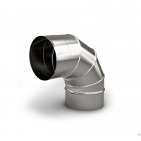 Колено нерж. 90*120 0,5мм AISI 430