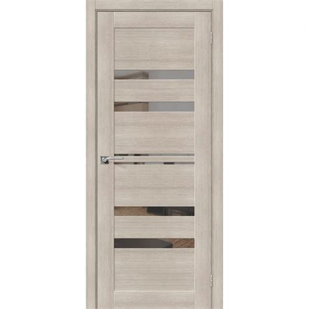 Полотно дверное ЭКО Браво-30 200*60 Cappucino Veralinga Mirox Grey