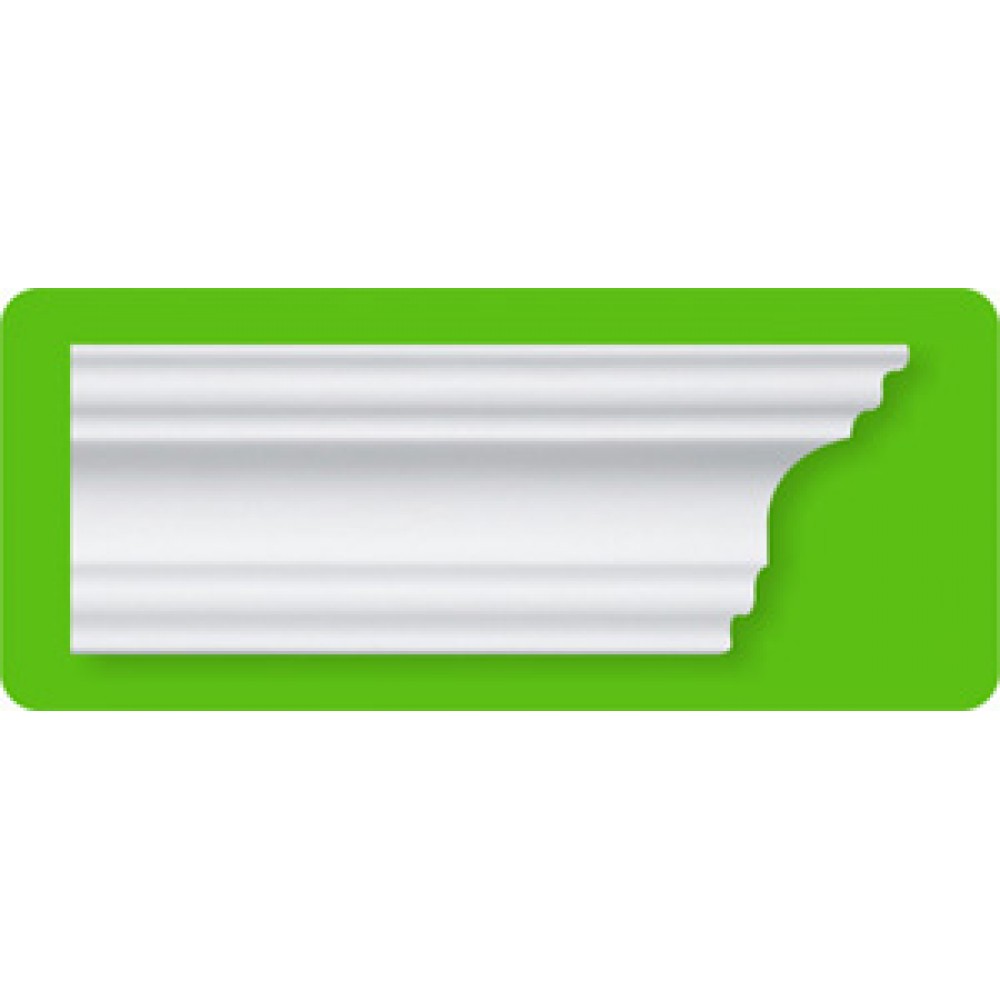 Плинтус потолочный рейка ударопрочная IX B20 (20*10 мм)