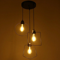 Светильник подвесной  18309/3BK+GD
