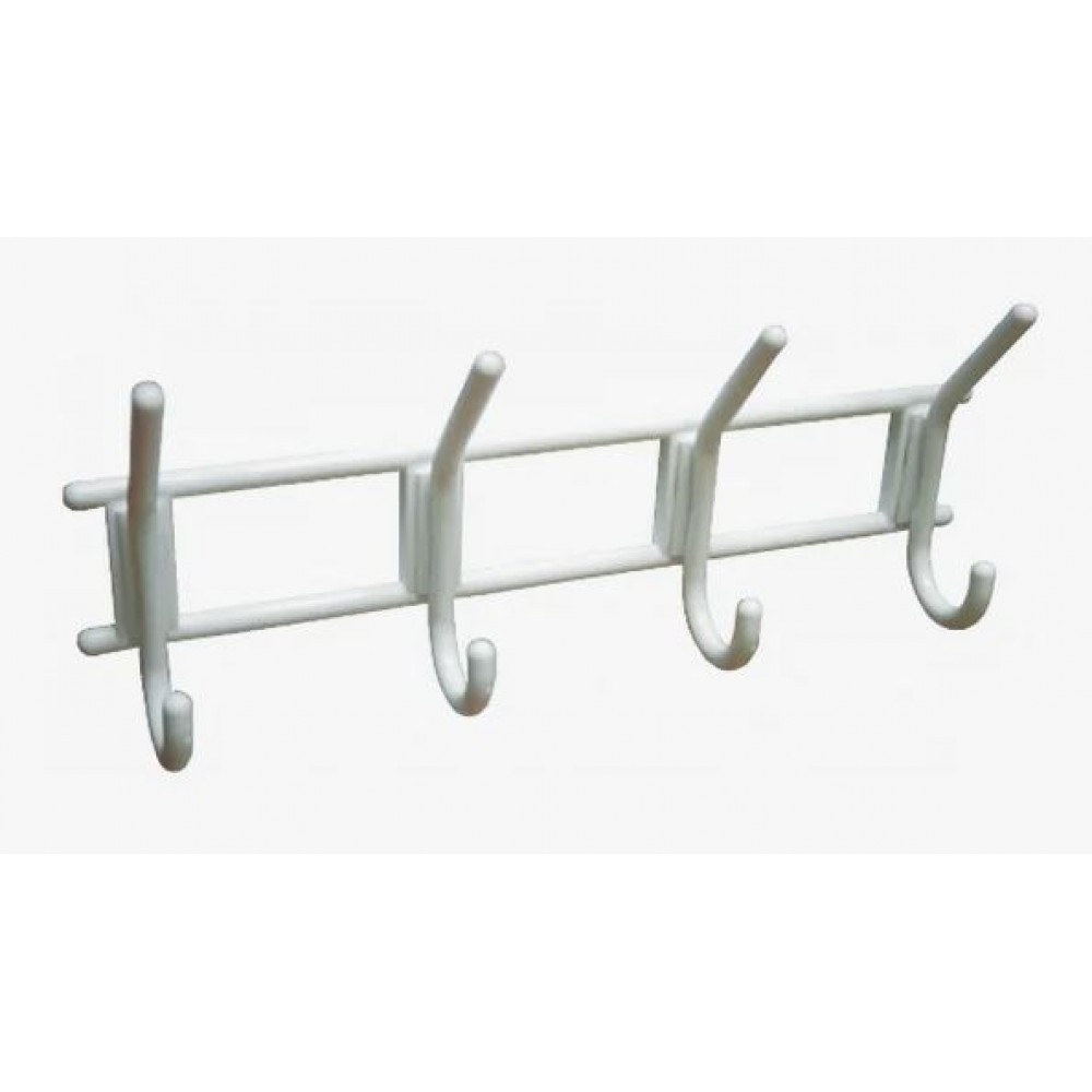 Крючок-вешалка 4-х рожк. снежно-белый 3278 Крючок-вешалка 4-х рожк. снежно-белый 3278