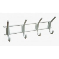 Крючок-вешалка 4-х рожк. снежно-белый 3278