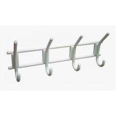 Крючок-вешалка 4-х рожк. снежно-белый 3278