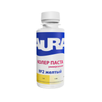 Колер универсальный  0,1л желтый №2 AURA
