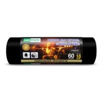 Мешки для мусора    60л. 10 шт.60х80см,25мкм черные Силачи (27) sil602210
