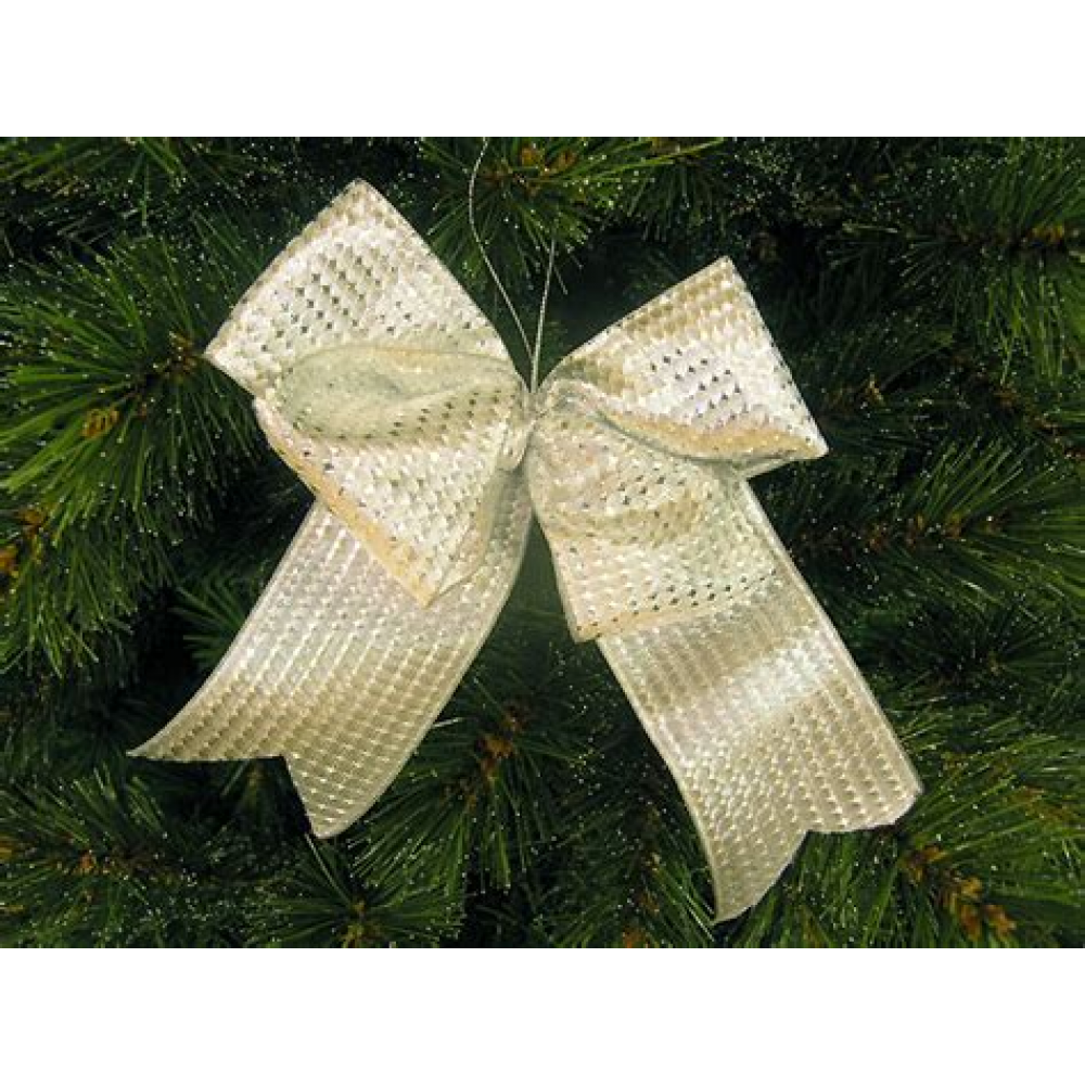 Бант на елку Белоснежка 17*16см 185-0309 Бант на елку Белоснежка 17*16см 185-0309