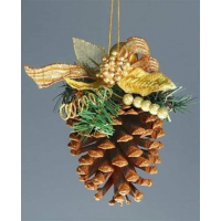 Украшение новогоднее Шишки лесные 5,5см 196-620