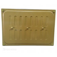 Решетка металлическая 165*240 золото, с заглушкой АКЦИЯ 25% ХХХ
