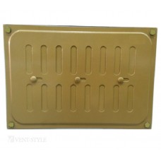 Решетка металлическая 165*240 золото, с заглушкой АКЦИЯ 25% ХХХ