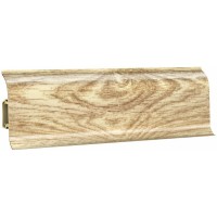 Плинтус ПВХ 133 2,5 м бокоте (56мм*22мм*2500мм)