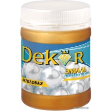 Эмаль акриловая декоративная DEKOR бронза 0,23 кг