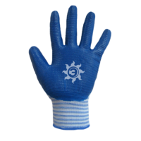 Перчатки нейлоновые с нитриловым покрытием ладони Зебра ПН7