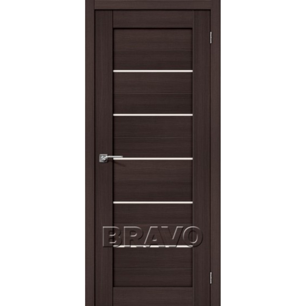 Полотно дверное ЭКО Браво-22 200*70 Wenge Veralinga Magic Fog