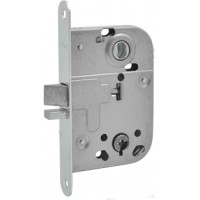 Корпус замка КЗВР-1А (68мм) левый хром 18726