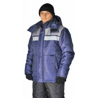 Куртка Эребус мужская т-синяя с серым р.56-58 рост 182-188 утепленная (КУР515-005) АКЦИЯ 20%