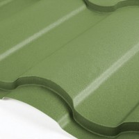 Металлочерепица "Монтеррей" Poliester RAL 7024 графит