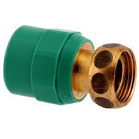 ППР Муфта с НГ 20*3/4" зелёная