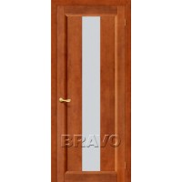 Полотно дверное М Вега-18 Т-31 200*90 Темный Орех (стекло) АКЦИЯ 50% ххх