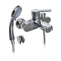 Смеситель для ванны встроенный дивертор, шаровый, короткий нос (385009)
