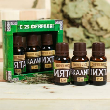 Набор эфирных масел (эвкалипт, пихта, мята) 3*15мл (11-497) 
