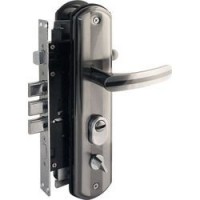 Замок врезной 200-68 Л (мат.хром-черн.никель) 14533