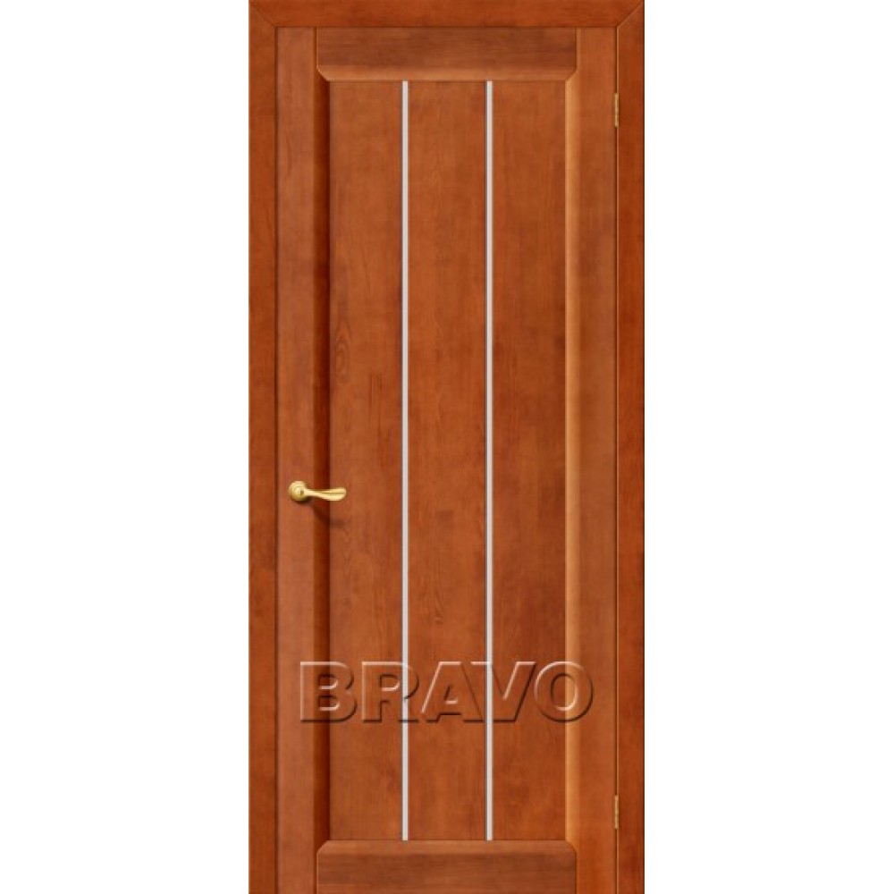 Полотно дверное М Вега-19 Т-31 200*90 Темный Орех (стекло) АКЦИЯ 50% ххх