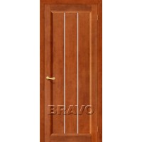 Полотно дверное М Вега-19 Т-31 200*90 Темный Орех (стекло) АКЦИЯ 50% ххх