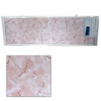 Экран под ванну раздвижной 1500 розовый мрамор Оптима