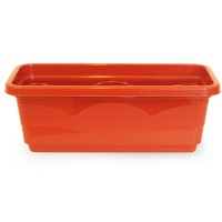 Кашпо Квадро терракотовый 6л 619-247