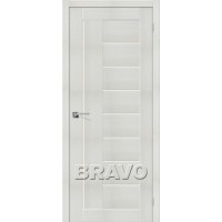 Полотно дверное ЭКО Браво-29 200*90 Bianco Melinga Magic Fog