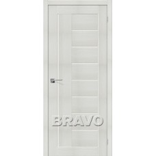 Полотно дверное ЭКО Браво-29 200*90 Bianco Veralinga Magic Fog