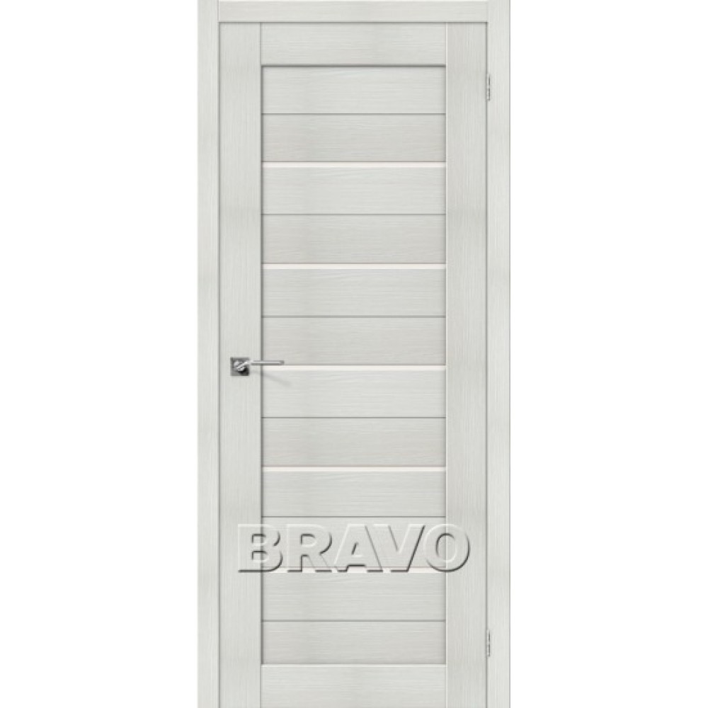 Полотно дверное ЭКО Браво-22 200*60 Bianсo Veralinga Magic Fog