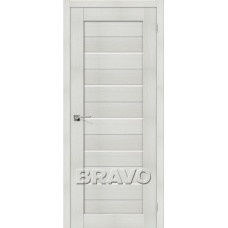 Полотно дверное ЭКО Браво-22 200*60 Bianсo Veralinga Magic Fog