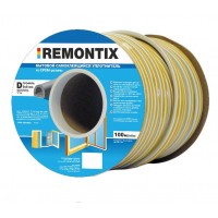 Лента уплотнительная D100-профиль  9х7,5мм коричневый (рез.мин.1м) (S)1AX