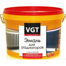 Эмаль для радиаторов ВД-АК VGT супербелая Профи 0,5 кг 18678