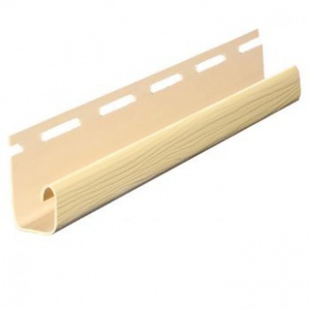 Профиль торцевой J к сайдингу, софиту Classic Color 3050мм Лимонник