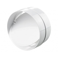 Соединитель пластик.D125 с обрат.клапаном 12,5СКПО