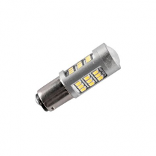 Лампа авто светодиодная 12V P21W/5W (BAY15) белая (014294)