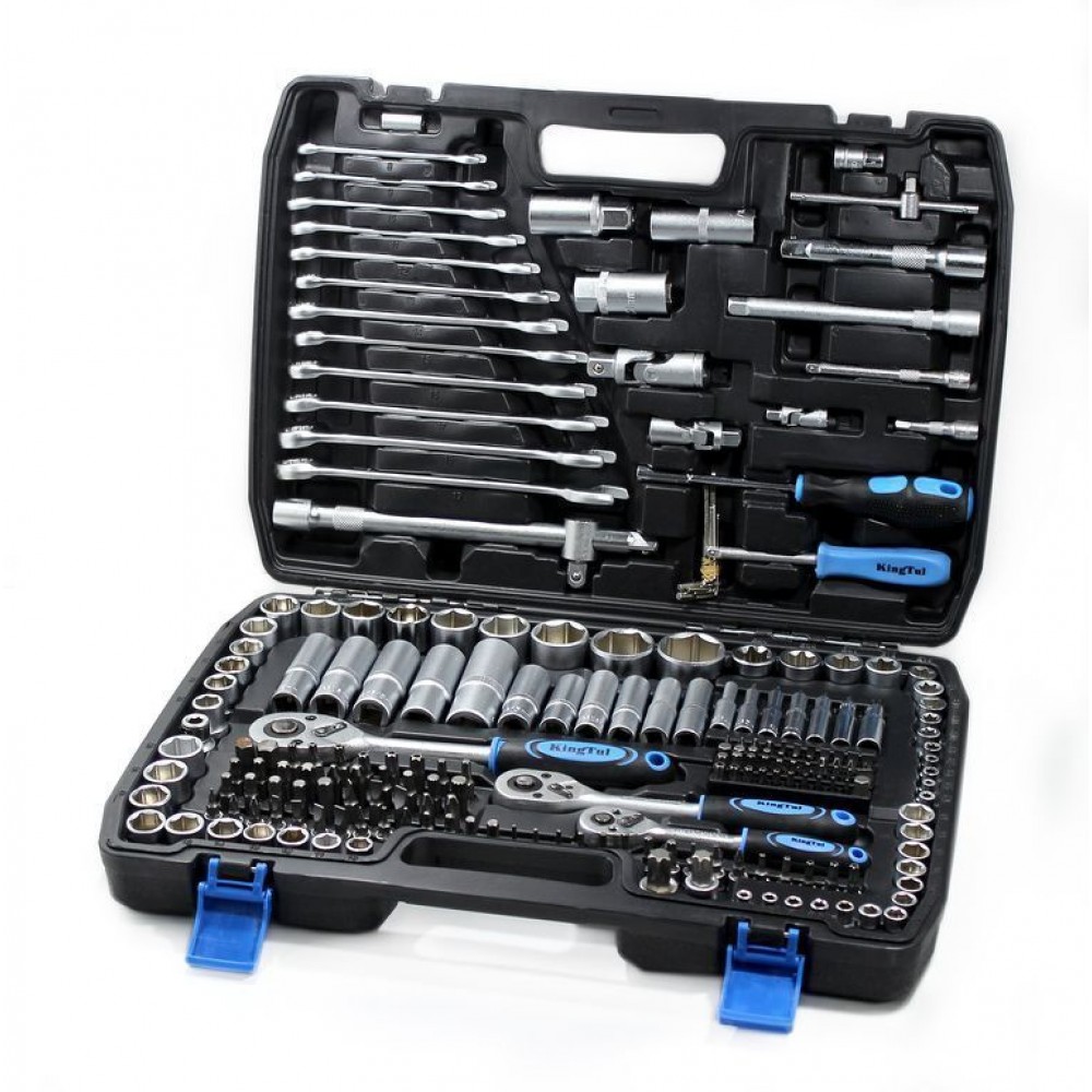 Набор инструментов - 216 предметов 1/4", 3/8", 1/2"  KT-38841 (СД Х)