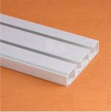 Карниз (шина потолочная) 1,6м 2-рядный ПВХ