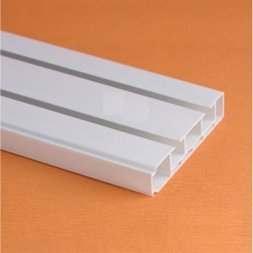 Карниз (шина потолочная) 2,0м 2-рядный ПВХ