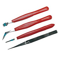 Пинцеты с изоляцией, 4шт/набор  TOP TOOLS 32D423