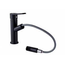 Смеситель для умывальника PLSTART АБС выдвижной черный PL4009-7 ХХХ