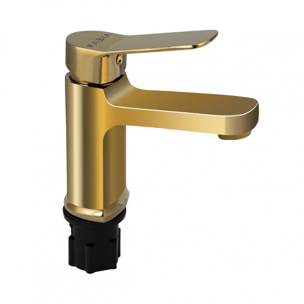 Смеситель для раковины FABIA шаровый золото 9830