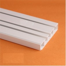 Карниз (шина потолочная) 4,0м 2-рядный ПВХ